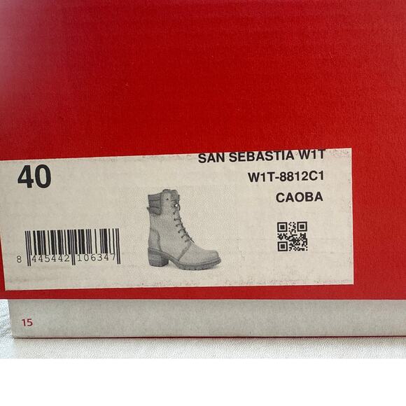 Pikolinos Ankle Boots San Sebastia EU40 US 9-9.5 Brown Leather Lace Up Side Zip - Picture 11 of 11